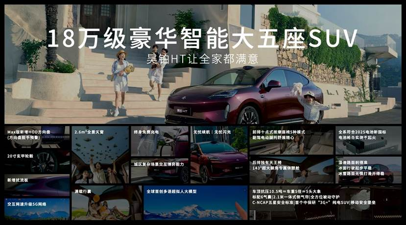 家庭用户买车想“既要又要”，18万级想要“超值”就选昊铂HT