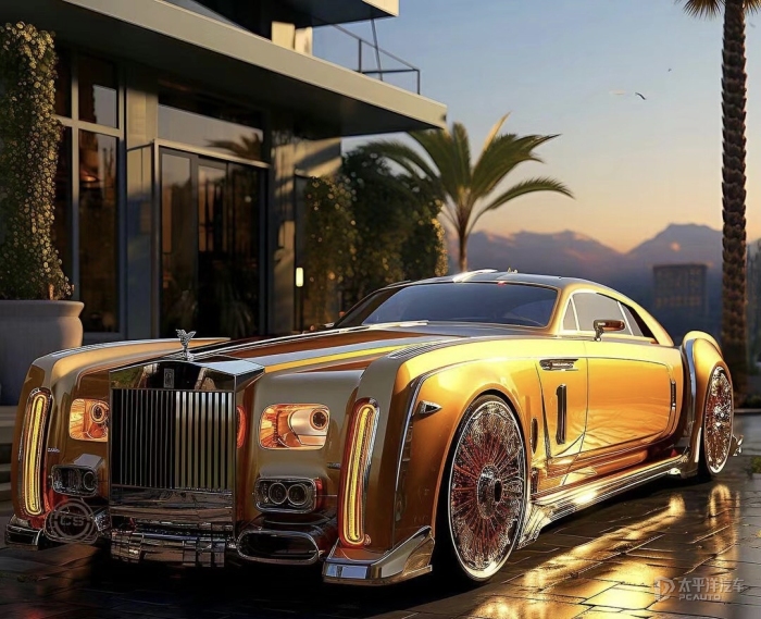 世界上最贵的车纯金图片